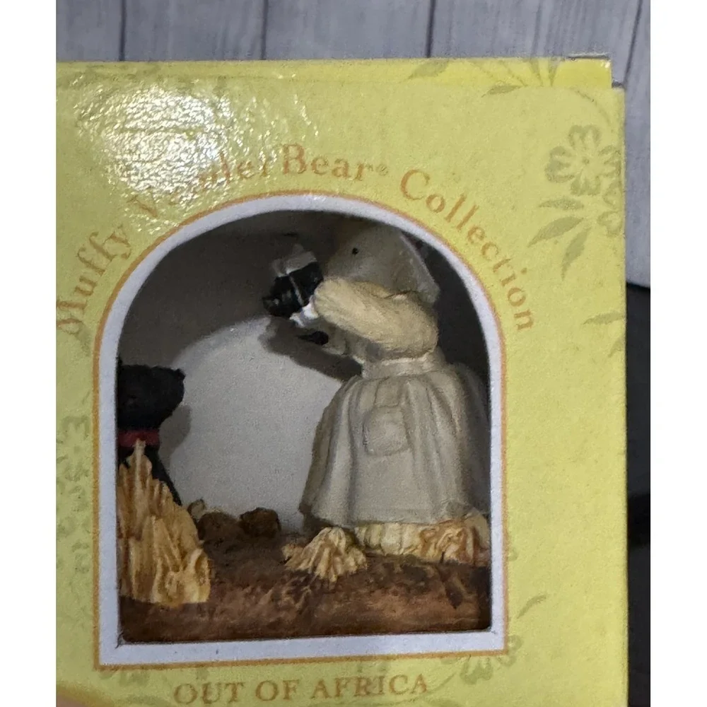 The Muffy VanderBear Collection High Tea & Out Of Africa Figurines Set 2 NIB